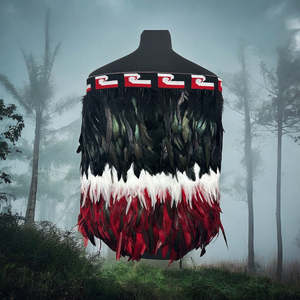 Pre Made Korowai Available Now: Adult Large Half Pre Made Korowai - Tino Rangatiratanga