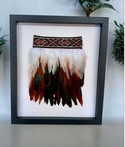 Wall Art: Framed Wall Art - Korowai Orange