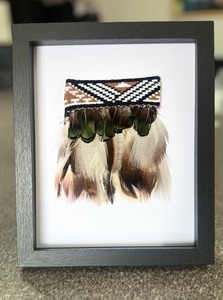 Framed Korowai Small: Framed Wall Art - Korowai
