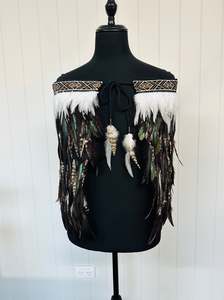 Adult XXL Half Pre Made Korowai - Taika Brown Moroki