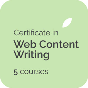 Certificate in Web Content Writing: Core skills for new digital content writers