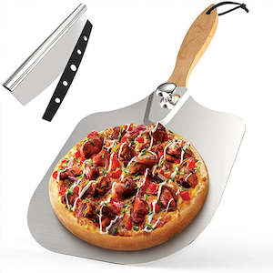Pureq: PureQ "Pizza Kit" S/Steel Peel & Cutter