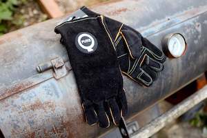 PureQ "Rawhide" High Temp Leather BBQ Gloves