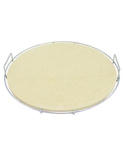 Bbq Accessories: ProQ Pizza Stone + S/ Steel Carry Rack