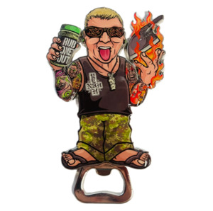 Merchandise: Stef The Maori - Bottle Opener Magnet