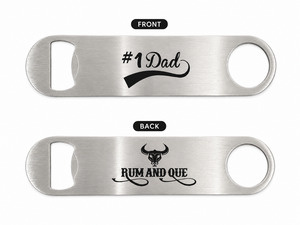 Rum And Que - #1 Dad Bottle Opener