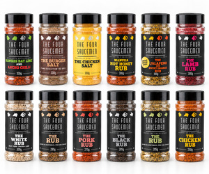 The Four Saucemen - Ultimate BBQ Shaker Combo Pack