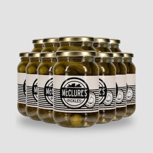Corporate Gifting: Whole Garlic & Dill Pickles, 12 x 500g Jar Case