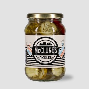 Gifts Under 25: Sweet & Spicy Crinkle Cut Pickles, 500g Jar