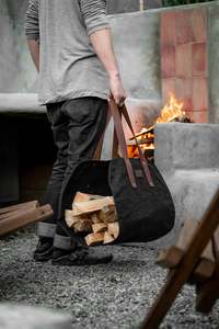Homewares: Firewood and Carry-Everything Canvas Tote