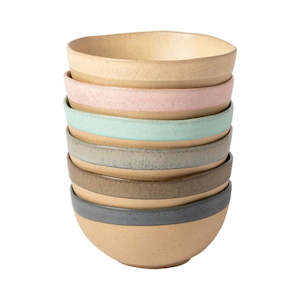 Costa Nova Arenito Latte/Cereal Bowls - Set of 6 Multicoloured