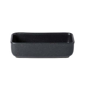 Costa Nova Roda Deep Rectangular Tray - Black -  17.5cm x 6.7cm