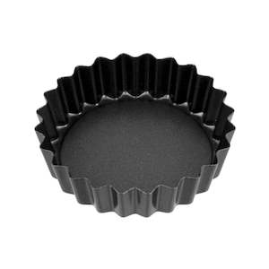 Bakemaster Non-Stick Loose Base Quiche Pan - 8 x 2cm