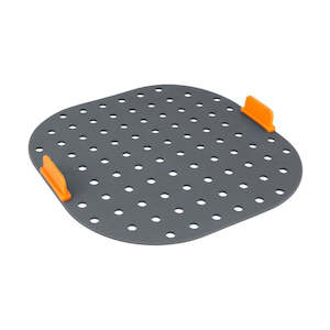 Bakemaster: Bakemaster  Silicone Square Air Fryer Liner - 21 x 21cm