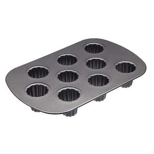 Bakemaster Non Stick Canele Pan - 9cup - 34 x 22 x 5cm