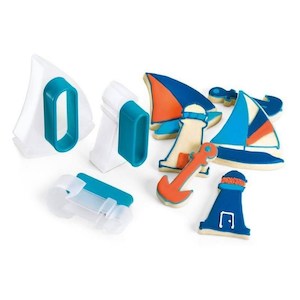 Decorating: Cuisipro Snap Fit Nautical Cookie Set - 3 Piece