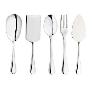 Inoxriv: Inoxriv Design Plus Serving Set - 5 Piece