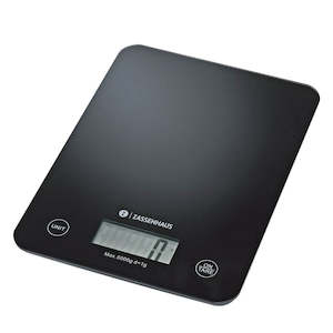 Zassenhaus Digital Kitchen Scales - USB - Black