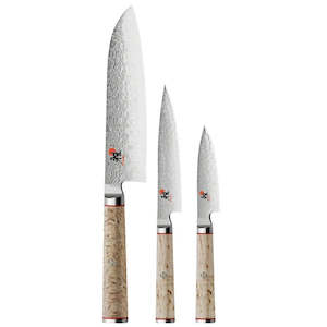 Knife Sets: Miyabi 5000MCD Birchwood 3 Piece Knife Set
