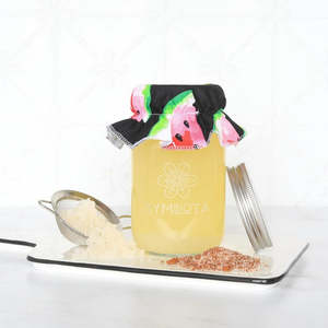 Symbiota Water Kefir Kit Complete Kit - Jar, lids, utensils, organic sugar and culture
