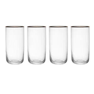 Drinkware: Mikasa Sorrento 4-Piece Crystal Highball Tumbler Set - 510ml