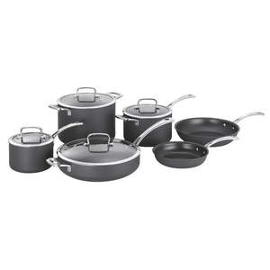 Cuisinart Chefs iA+ Hard Anodised Induction Cookware Set - 6 Piece