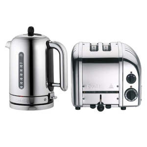 Dualit Combo - 2 Slice Classic Toaster & 1.7L Cordless Classic Kettle - Stainless Steel