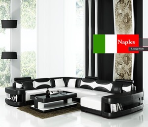 Naples Sofa Set | U-Shaped 5 Seater Sofa with Chaise (Black, White, Brown, Green&hellip;