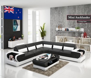 Mini Aucklander L-Shaped Sofa Set | 2 Seater+Corner+2 Seater Seating with Booksh&hellip;