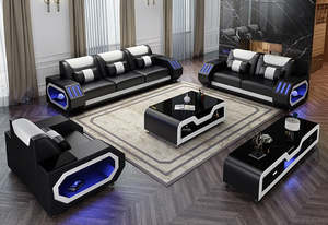 321 Sofa Sets Living Room Suites: Seattle Spaceship Lounge Suite | 3+2+1 Customisable Seating (Black, White, Brown, Cream, cherry & Caramel)