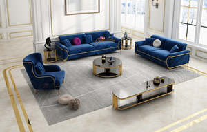 Elegant Fabric Sofa Set | 3+2+1 Seater | Expandable Design (Black, White, Brown,&hellip;