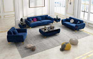 Elegant Fabric Sofa Set | 3+2+1 Seater | Expandable Design (Black, White, Brown,&hellip;