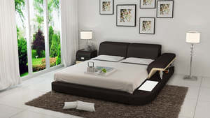 Station Bedroom Suites Smart Beds Multifunctional: Custom Color Bedroom Suites | Decor & Lounge | Personalised Space (Black, White, Brown, Cream, cherry & Caramel) SB-10