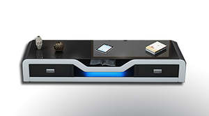 Entertainment Units Tv Stands Media: Entertainment Unit | Modern TV Stand & Storage | Custom Colors (Black, White, Brown, Cream, cherry & Caramel) TS008