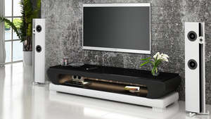 Modern Entertainment Unit | Customisable Colors (Black, White, Brown, Green, Cre&hellip;
