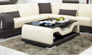 Storage Coffee Tables NZ | Customisable Colors (Black, White, Brown, Cream, cher&hellip;