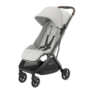Travel Strollers: UPPAbaby MINU V3 Stroller Savannah (Pearl Grey/Carbon)