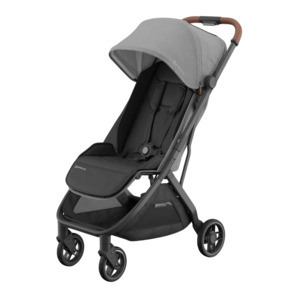Travel Strollers: UPPAbaby MINU V3 Stroller Greyson  (Charcoal/Carbon)