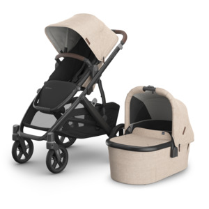 BABY EXPO: UPPAbaby Vista V3 Stroller with Bassinet - Liam (Oat Melange/Carbon)