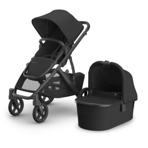 BABY EXPO UPPAbaby Vista V3 Stroller with Bassinet - Jake (Black/Carbon)