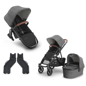 BABY EXPO - UPPAbaby VISTA V3 Stroller with UPPAbaby V3 Rumble Seat Bundle