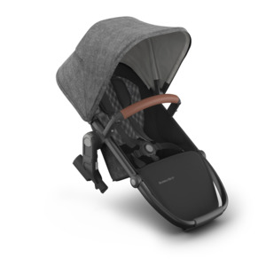 Uppababy Vista V3: UPPAbaby VISTA V3 RumbleSeat - Greyson (Charcoal Melange/Carbon)