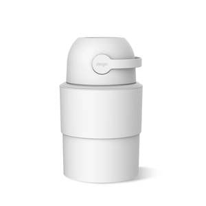 Magic Nappy Bins: Magic Heka M Telesopic Nappy Bin - White