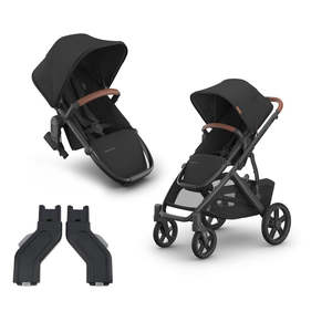 Baby EXPO: UPPAbaby VISTA V3 Stroller Nori  with UPPAbaby V3 Rumble Seat Bundle