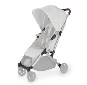 UPPAbaby 2018 MINU AU Replacement Base Frame (Silver w/ Black Leather)