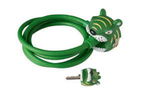 Accessories: Bike Lock Green Tiger