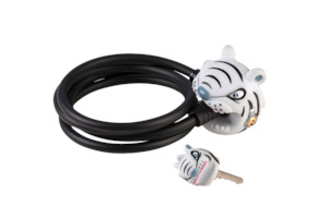 Accessories: Bike Lock White Tiger