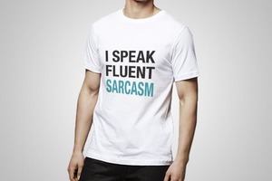 Products: Fluent Sarcasm Printed T-Shirt
