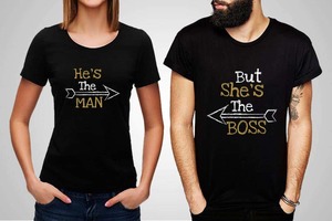 Products: Man And Boss T-Shirts