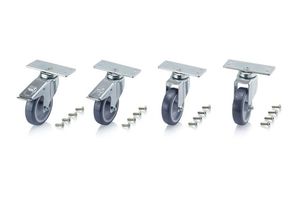 Rubber Wheel and Castor Set - 1210 Series